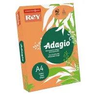 Värvipaber REY ADAGIO A4, 80g/m2, 500 lehte, mandariini kollane (nr.12)