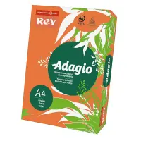 Värvipaber REY ADAGIO A4, 160g/m2, 250 lehte, oranž (nr.21)