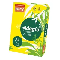 Värvipaber REY ADAGIO A4, 160g/m2, 250 lehte, kollane (nr.66)