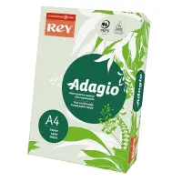 Värvipaber REY ADAGIO A4, 160g/m2, 250 lehte, roheline (nr.09)