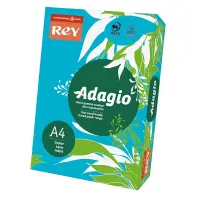 Värvipaber REY ADAGIO A4, 160g/m2, 250 lehte,  ookeanisinine (nr.51)