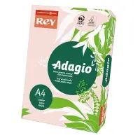 Värvipaber REY ADAGIO A4, 160g/m2, 250 lehte, roosa (nr.07)