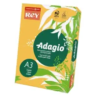 Värvipaber REY ADAGIO A3, 80g/m2, 500 lehte, kuldkollane (nr.60)