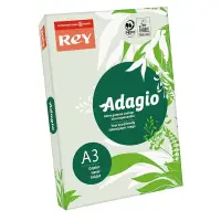 Värvipaber REY ADAGIO A3, 80g/m2, 500 lehte, roheline (nr.09)