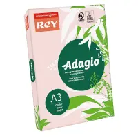 Värvipaber REY ADAGIO A3, 80g/m2, 500 lehte, roosa (nr.07)
