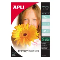 Fotopaber Apli Everyday Paper A4, 180g/m2, 100 lehte/pk, tindiprinterile