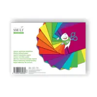 Värviline paber SMLT A4, iseliimuv, 8 lehte (kogus 2 tükki)