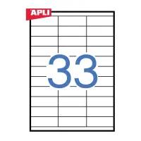 Etiketid Apli ILC iseliimuvad 70 x 25,4mm 100l/pk