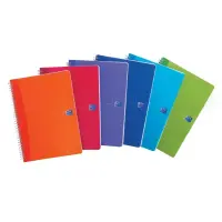 Spiraalköitega kaustik Oxford My Colors A4, 90lehte, ruuduline