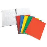 Spiraalköitega kaustik A4 60 lehte, ruut 5x5mm