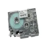 Markeerimislint Brother TZE-211, 6mm must/valgel