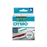 Markeerimislint Dymo D1, 19mm x 7m must/rohelisel