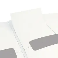 Kaustik LEITZ COMPLETE A4, 80l, ruuduline, must