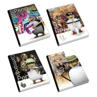 Vihik Dan-Mark PENGUIN A5, 16 lehte, jooneline