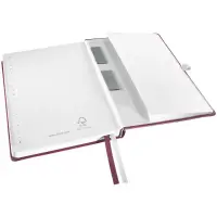 Kaustik  LEITZ STYLE A5, 80l, ruuduline, punane – pilt 6