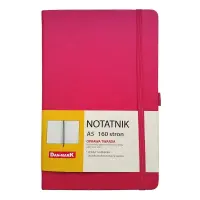 Kaustik Dan-Mark Roma, A5, 80l, ruuduline, roosa