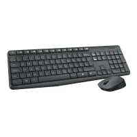 Klaviatuurikomplekt Logitech MK-235 Wireless hiirega, ENG, must