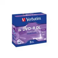DVD+R Verbatim 8x 8,5GB DoubleLayer matt silver