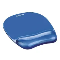 Hiirepadi Fellowes Crystal™ Gel randmetoega, sinine