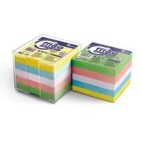 Märkmepaber Forpus 90x90mm plastkarbis 800 värvilist lehte