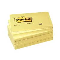 Märkmepaber  Post-it 76x102 mm, kollane
