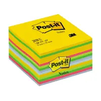 Märkmekuup Post-It Ultra 76x76mm, 450lehte, assortii