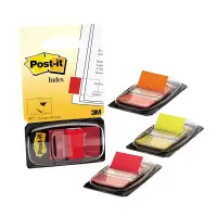 Indeksid Post-it 680 25,4x43,2mm 50tk/pk kollane sws