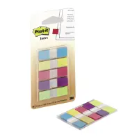 Indeksid Post-it 683-5 11,9 x 43,1mm 20tk/pk 5 värvi, plast