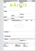 Blankett CMR raamat, isekopeeruv