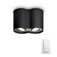 Smart Light Bulb|PHILIPS|5.5 Watts|250 Lumen|Number of bulbs 2|Black|915005403201