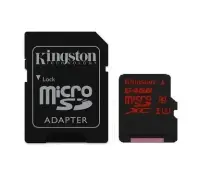 MEMORY MICRO SDXC 64GB UHS-3/W/ADAPTER SDCA3/64GB KINGSTON