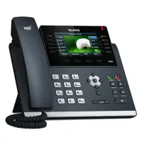 Yealink SIP-T46G IP Phone, 4.3" 480 x 272-pixel color display with backlight, 16 VoIP accounts