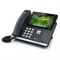 Yealink SIP-T48G IP Phone, 7" 800 x 480-pixel color touch screen with backlight, 16 VoIP accounts