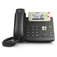 Yealink SIP-T23G IP Phone, 132x64-pixel graphical LCD with backlight, 3 SIP accounts