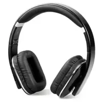 Microlab T-1 Wireless Headset with Phone Function/ Black/ 3 Input Modes - 3.5mm, USB, Bluetooth 4.0/ Rechargeable Battery Microlab