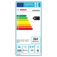 Bosch SilencePlus Dishwasher SMV46CX05E Built in, Width 60 cm, Number of place settings 13, Number of programs 6, A++, Display, AquaStop function, Stainless steel – pilt 2