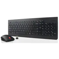 Lenovo | Essential | Essential Wireless Keyboard and Mouse Combo - Estonian | Keyboard and Mouse Set | Wireless | Mouse included | EE | Black | 2.4GHz | 582  (without battery) g | Numeric keypad | Wireless connection