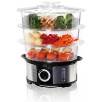 ETA | Steam cooker | ETA013490000 | 1000 W | 2 L | Black/ stainless steel | Number of baskets 3 – pilt 3