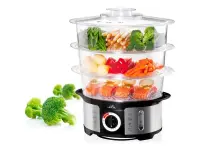ETA | Steam cooker | ETA013490000 | 1000 W | 2 L | Black/ stainless steel | Number of baskets 3 – pilt 4