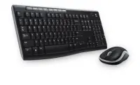 Logitech 920-004518 klaviatuur Hiir kaasa arvatud Universaalne Raadioside QWERTY Vene Must – pilt 5