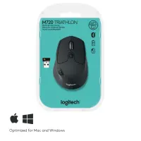 Logitech M720 Triathlon hiir Kontor Parempoolne RF juhtmeta ühendus + Bluetooth Optiline 1000 DPI – pilt 22
