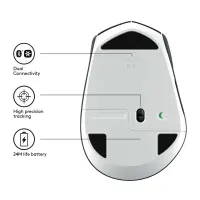 Logitech M720 Triathlon hiir Kontor Parempoolne RF juhtmeta ühendus + Bluetooth Optiline 1000 DPI – pilt 27