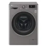 LG F2J7HY8S Front loading, Washing capacity 7 kg, 1200 RPM, Direct drive, A+++, Depth 45 cm, Width 60 cm, Silver, Display, LED, Steam function, Wi-Fi