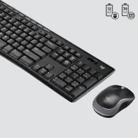 Logitech MK270 klaviatuur Hiir kaasa arvatud Kodu Raadioside QWERTY US rahvusvaheline Must – pilt 20