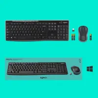 Logitech MK270 klaviatuur Hiir kaasa arvatud Kodu Raadioside QWERTY US rahvusvaheline Must – pilt 21
