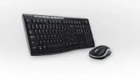 Logitech MK270 klaviatuur Hiir kaasa arvatud Kodu Raadioside QWERTY US rahvusvaheline Must