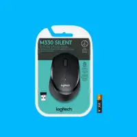 Logitech M330 Silent Plus hiir Kontor Parempoolne Raadioside Mehaaniline 1000 DPI – pilt 22