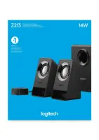 Logitech Z213 kõlarikomplekt 7 W PC/sülearvuti Must 2.1 kanalid – pilt 15