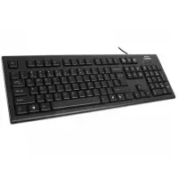 A4Tech Keyboard KR-83, ComfortKey Rounded Edge Keycaps wired, USB, Keyboard layout EN/RU, black