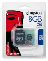 KINGSTON MicroSD HCCard 8GB Class 4